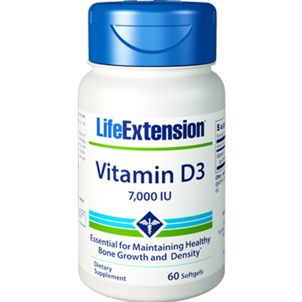 Life Extension Vitamin D3 7000 IU 60 softgels