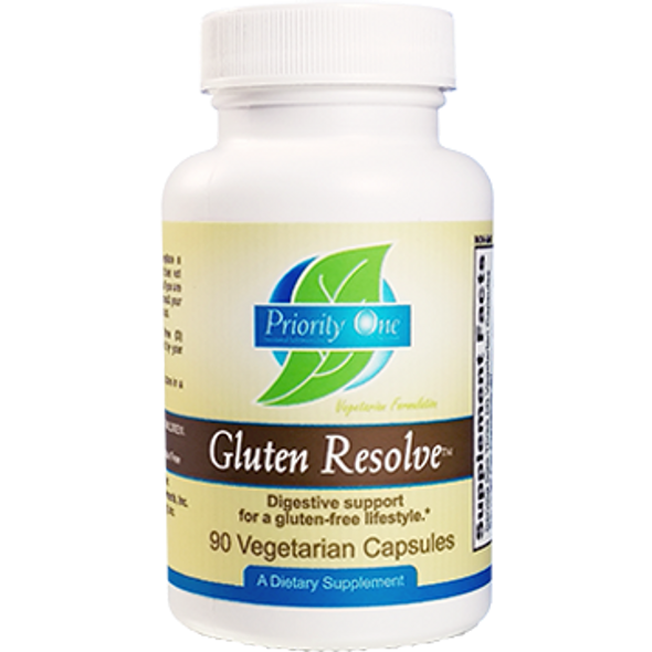 Priority One Vitamins Gluten Resolve  90 capsules