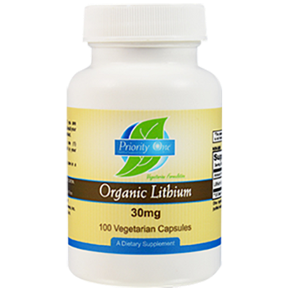 Priority One Vitamins Lithium Organic 30 mg  100 capsules