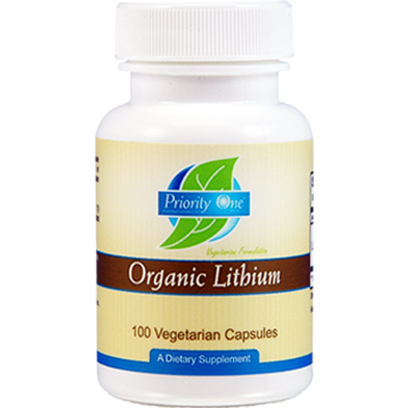 Priority One Vitamins Lithium Organic 5mg 100 vegcaps