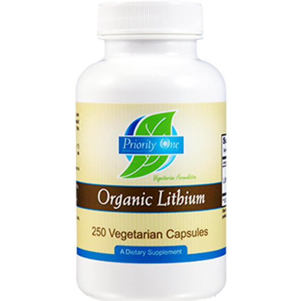 Priority One Vitamins Lithium Organic 5mg 250 caps