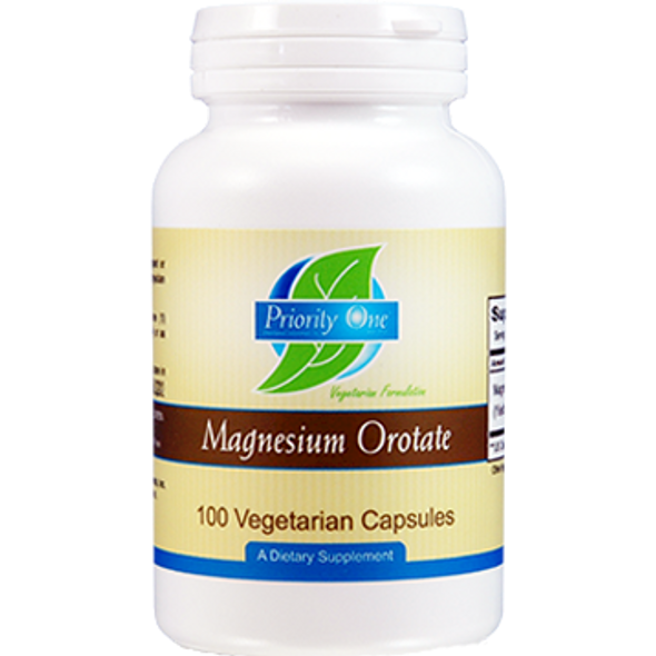 Priority One Vitamins Magnesium Orotate  100 capsules