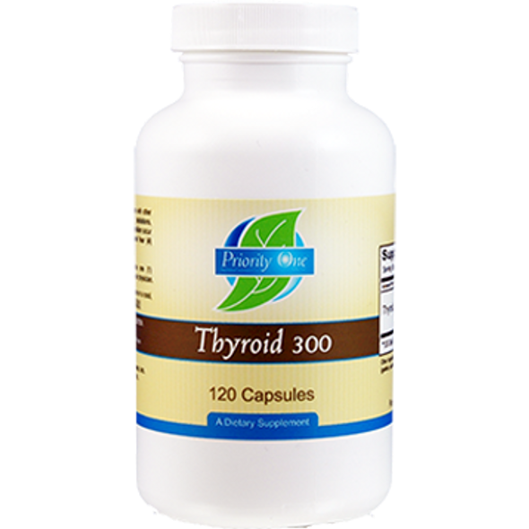 Priority One Vitamins Thyroid 300 mg 120 caps