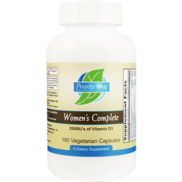 Priority One Vitamins Womens Complete  180 Capsules