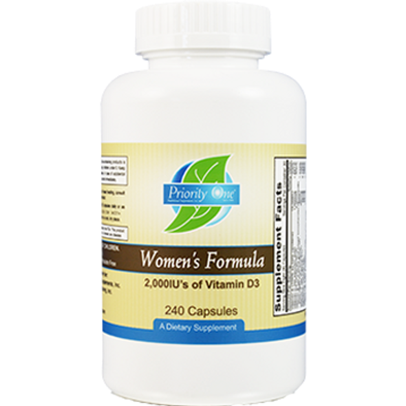 Priority One Vitamins Womens Formula 240 Caps