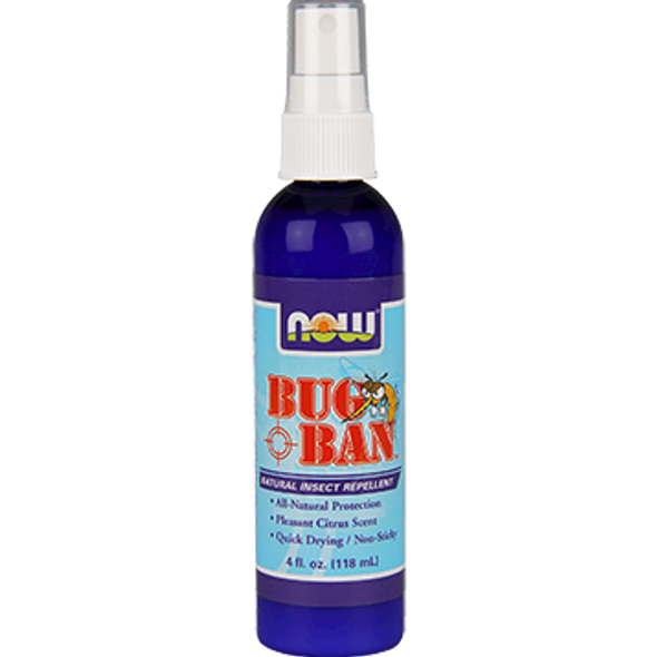 NOW Bug Ban Spray 4 oz