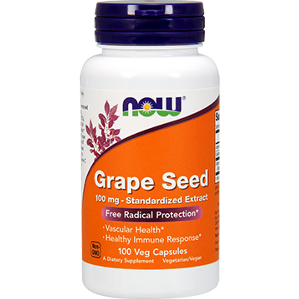 NOW Grape Seed Extract 100 mg 100 vegcaps