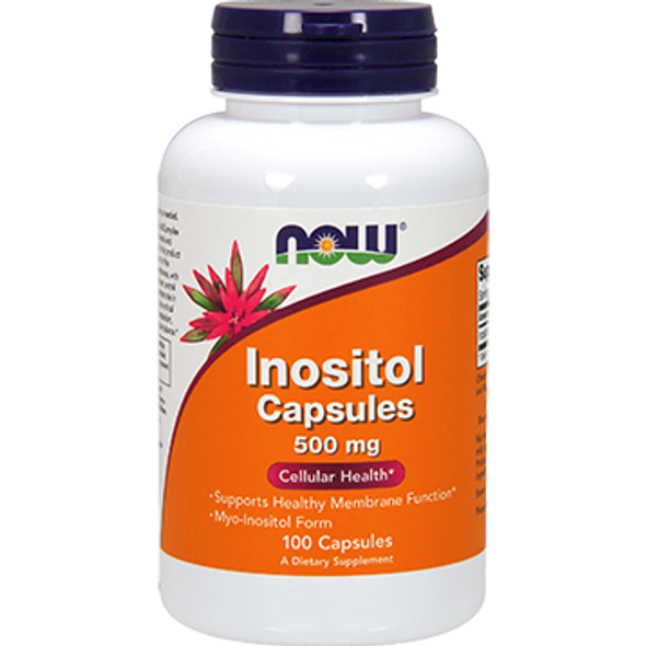 NOW Inositol Capsules 500 mg 100 caps