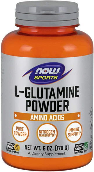 Now Lglutamine Powder 6 Oz