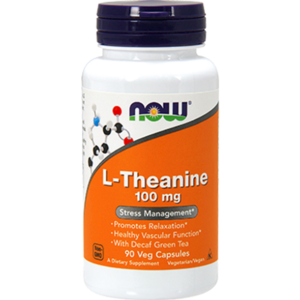 NOW LTheanine 100 mg 90 vegcaps