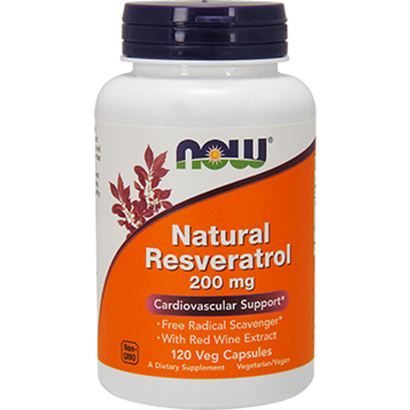 NOW Natural Resveratrol 120 vegcaps