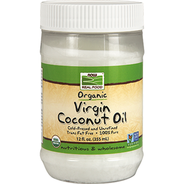 NOW Organic Virgin Coconut Oil 12oz