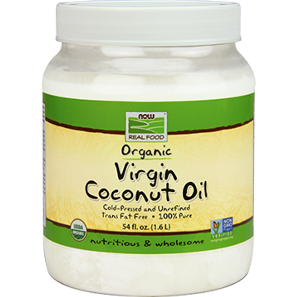 NOW Organic Virgin Coconut Oil 54 oz