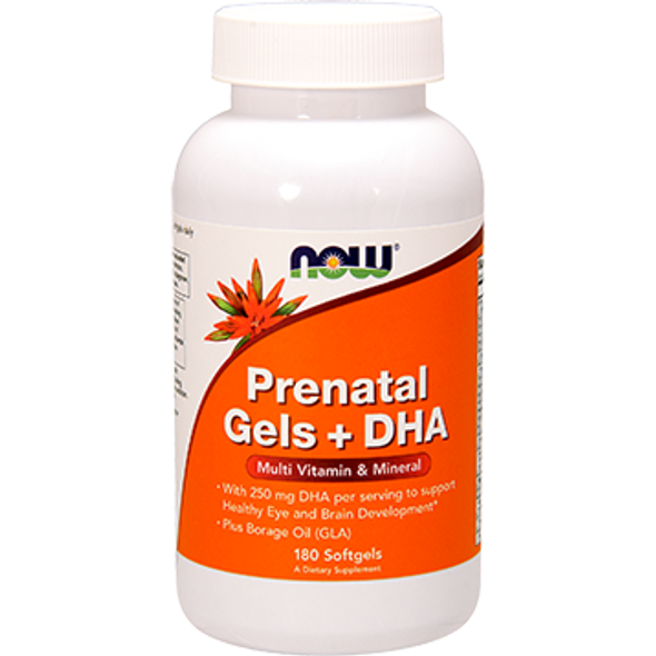 NOW Prenatal Gels  DHA  180 gels