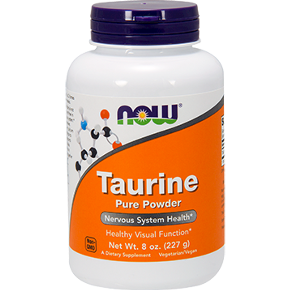 NOW Taurine Powder 100 Pure 8 oz