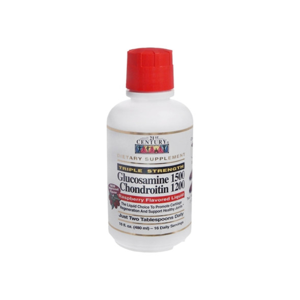 21St Century Glucosamine 1500 Chondroitin 1200 Liquid Triple Strength 16 Oz