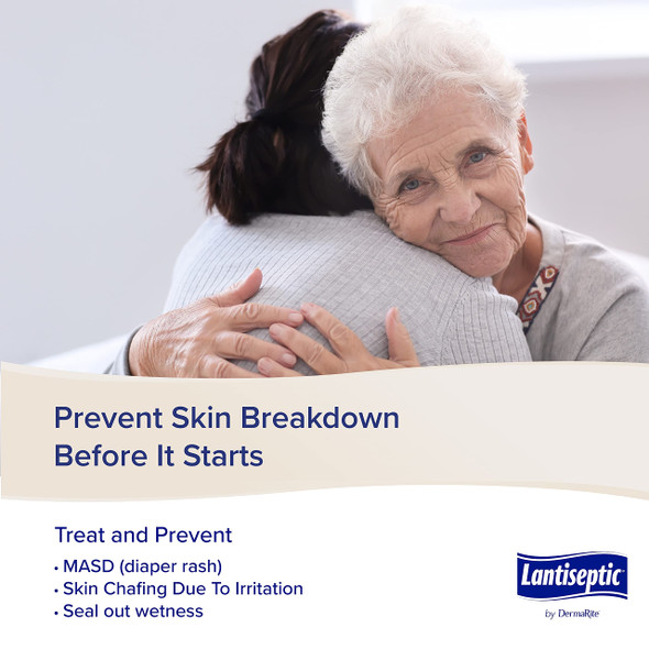 Lantiseptic Moisture Shield Original Skin Protectant 50 Lanolin Enriched Skin Protectant Barrier Cream for Incontinence Paraben Free 2 Jars 12oz Each