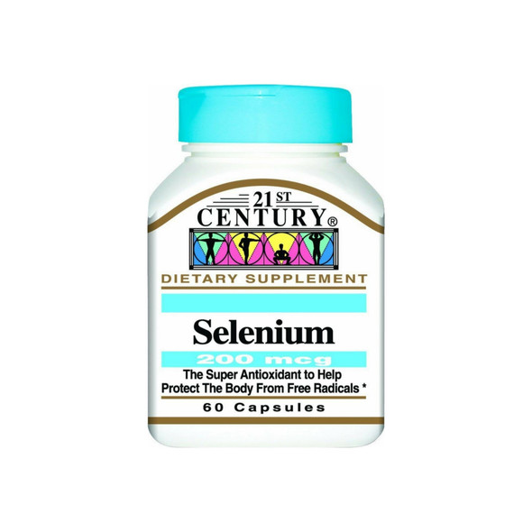 21st Century Selenium 200 mcg Capsules 60 ea