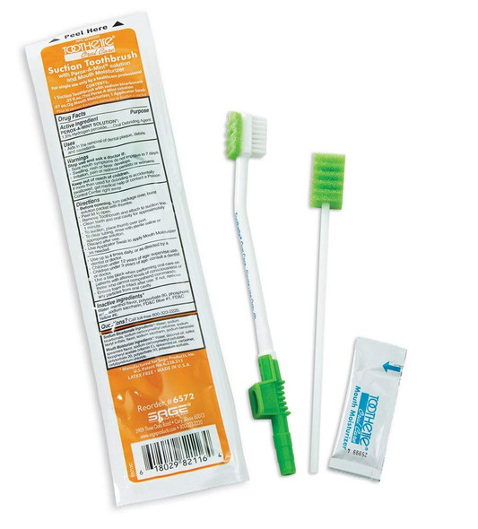 Sage Products Toothette Suction Toothbrush Kit  6572EA  1 Each / Each