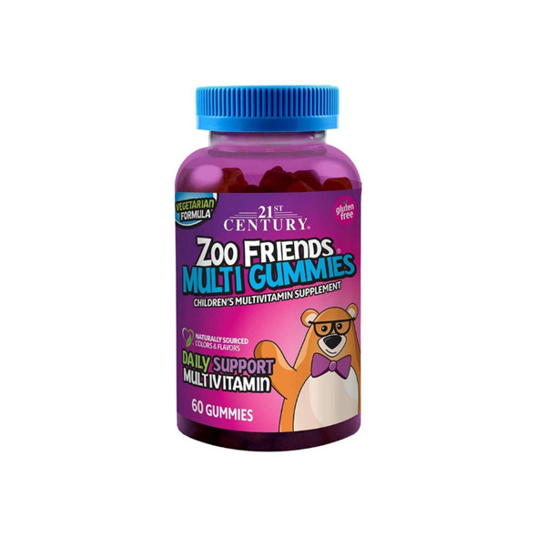 21st Century Zoo Friends Multi Gummies, 60 ea