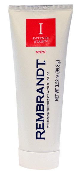 Rembrandt Intense Stain Whitening Toothpaste with Fluoride Mint 3.52 oz