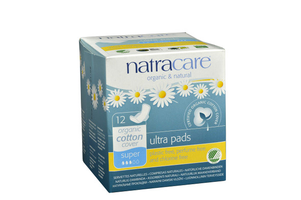 NATRACARE PADSSUPERULT W/WINGS 12 CT Pack of 2