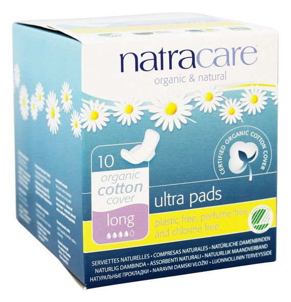 Natracare 3104 Ultra Long Pads 10 Count