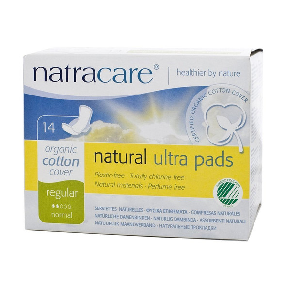 Natracare Pads Ultra With Wings 14 ct 5 Boxes 70 Pads Total