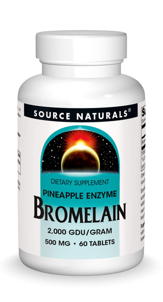 SOURCE NATURALS Bromelain 2000 Tablet, 60 Count