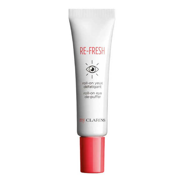 My Clarins REFRESH RollOn Eye DePuffer  Targets Dark Circles and Puffiness  Visibly Brightens  Hydrates and Refreshes  Skin Looks Smoother After First Application  Vegan ParabenFree 0.5 Oz