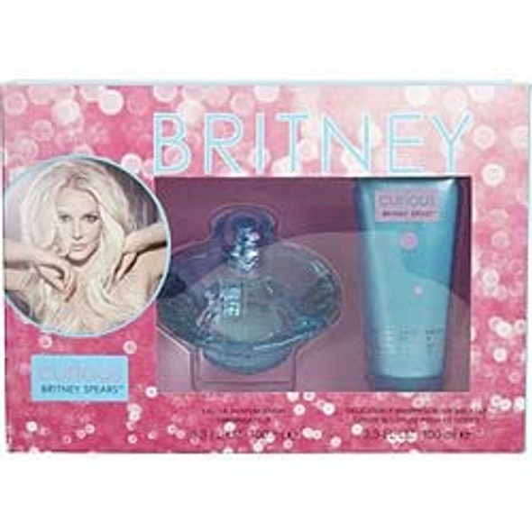 CURIOUS BRITNEY SPEARS by Britney Spears EAU DE PARFUM SPRAY 3.3 OZ  BODY SOUFFLE 3.3 OZ