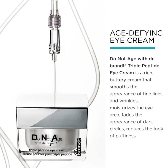 Dr. Brandt Skincare Do not Age With Dr. Brandt Triple Peptide Eye Cream 0.5 oz.