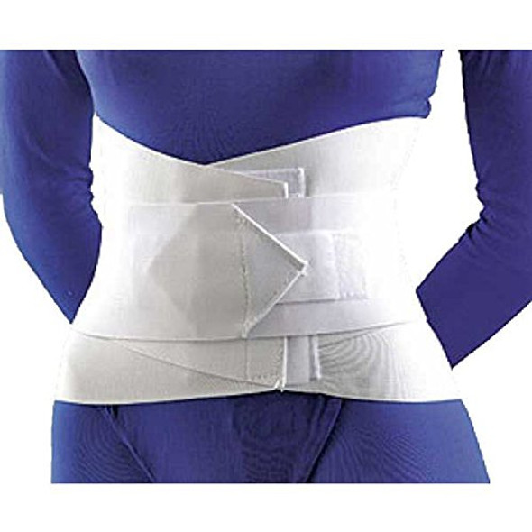 Alimed Lumbar Sacral Support With Overlapping Abdominal 10 Height Belt 3XLarge