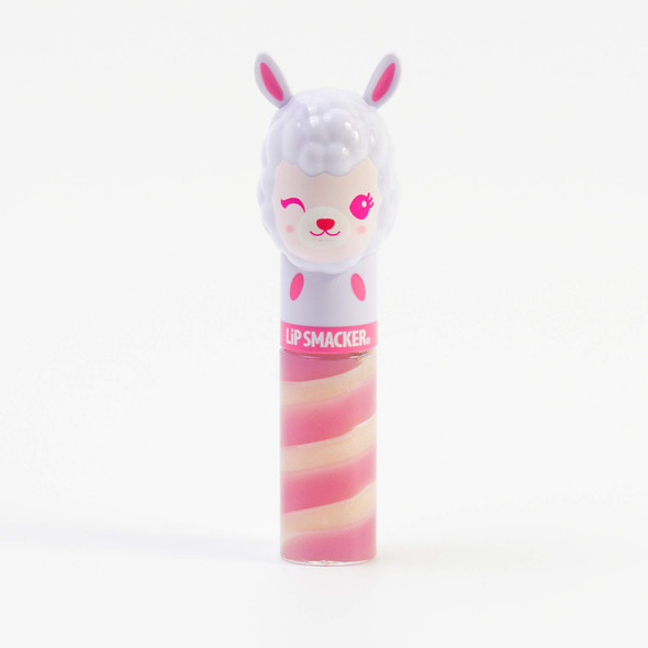 Lip Smacker Llama Lip Gloss Flavored Lippy Pal Swirl Llama Strawberry Flavored StrawMaLlama Berry 0.14 Ounce