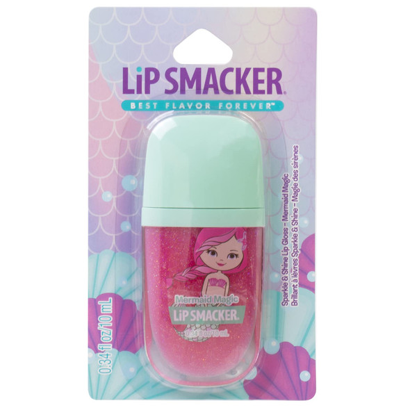 Lip Smacker Sparkle  Shine Lip Gloss  Glitter High Shine Lip Gloss Mermaid Magic 0.34 fl oz