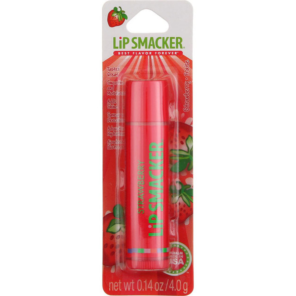 Lip Smacker Strawberry Lip Balm 0.14 oz Pack of 4