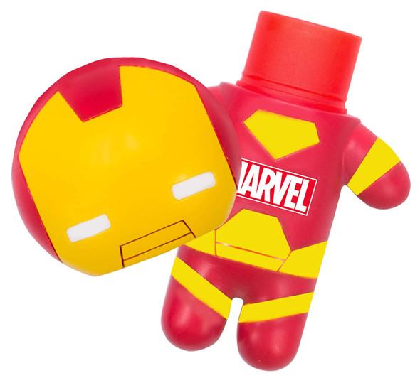 Lip Smacker Marvel Iron Man Superhero Flavored Lip Balm Keychain Billionaire Punch 0.14 Ounce