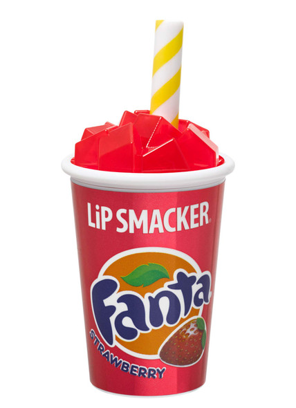 Lip Smackers Strawberry Fanta Flavored Lip Balm Coke Cup Strawberry Fanta Flavor Lip Care For Kids Women Men