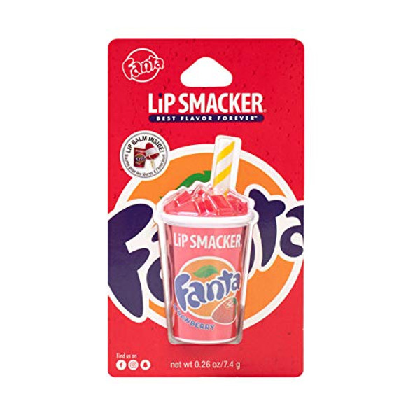 Lip Smackers Strawberry Fanta Flavored Lip Balm Coke Cup Strawberry Fanta Flavor Lip Care For Kids Women Men