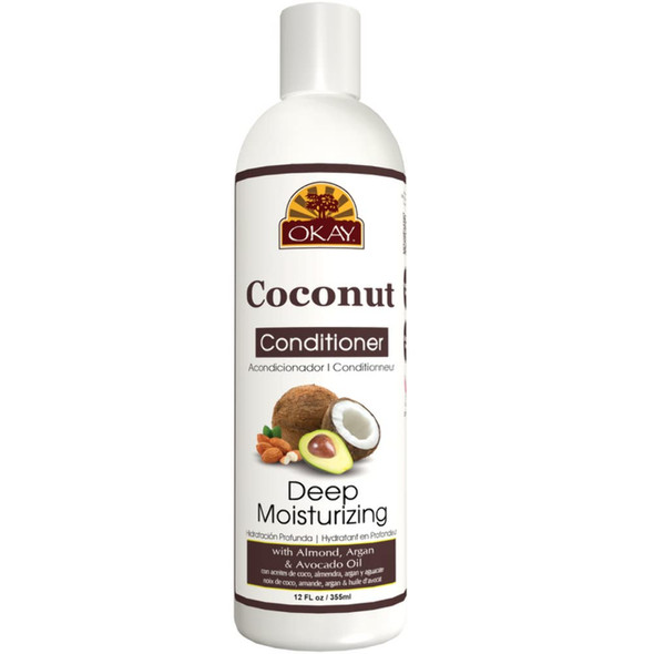 Okay Coconut Deep Moisturizing Conditioner 12 Fl Oz