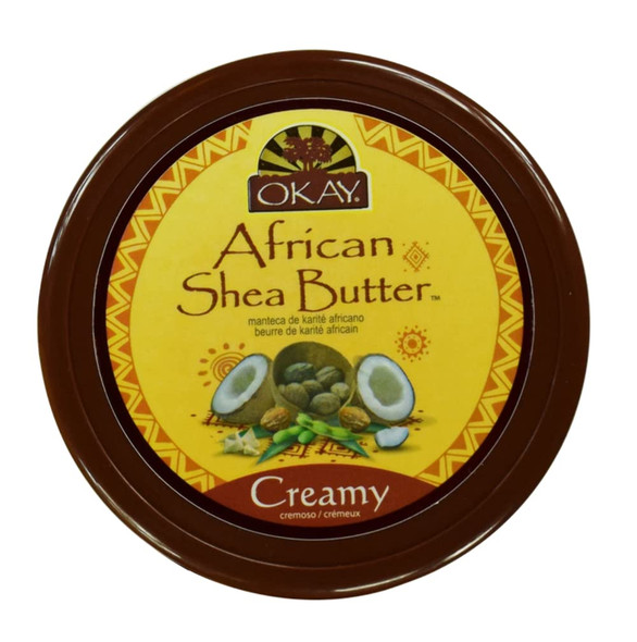 Okay African Body Butter Creamy Shea 8 Oz
