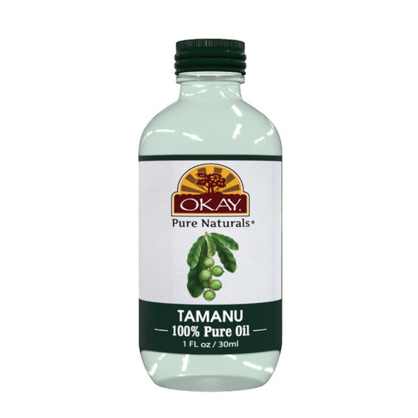 OKAY  100 Pure Tamanu Oil  Natural Skin Healer  Easily Absorbed  Cell Producing Skin Repair  Free of Silicone  Paraben  1 oz