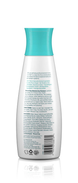 Live Clean Shampoo Rebalancing Mineral Clay 12 Oz