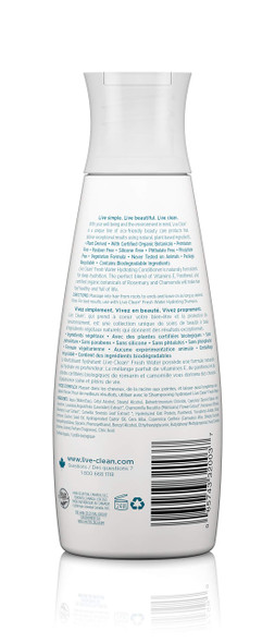 Live Clean Fresh Water Hydrating Shampoo 12 Fl Oz