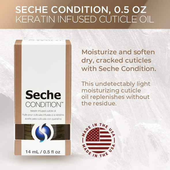 Seche Condition Keratin Infused Cuticle Oil 0.5 fl oz