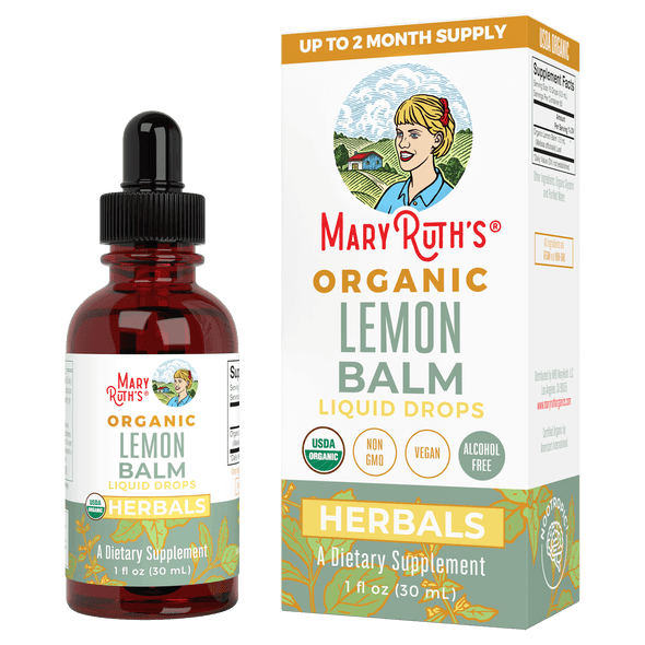 MaryRuth Organics Organic Lemon Balm Leaf Liquid Drops