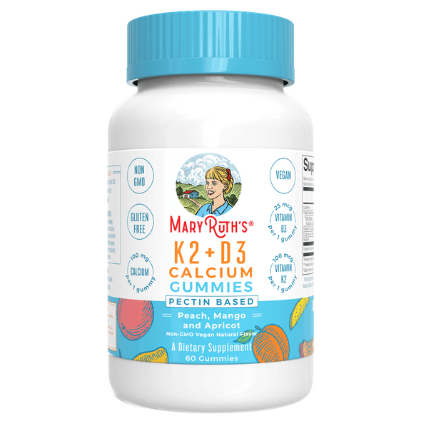 MaryRuth Organics K2 + D3 Calcium Gummies (60 Count)