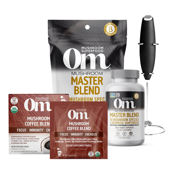 Om Mushroom Superfood Vibrant Health Bundle