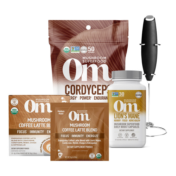 Om Mushroom Superfood Performance Bundle