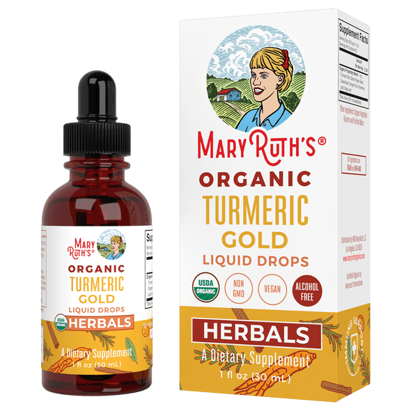 MaryRuth Organics Organic Turmeric Gold Herbal Blend Liquid Drops